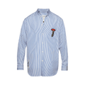 Lanvin Regular Fit-Shirt With CNY Print "Blue/White"