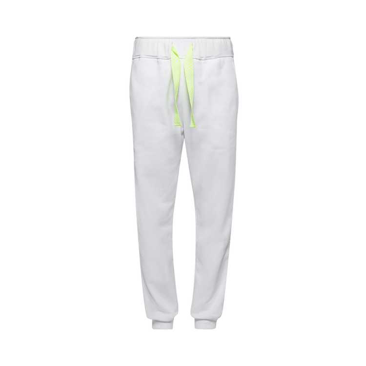 Lanvin Joggers With Curb Lace "Optic White"