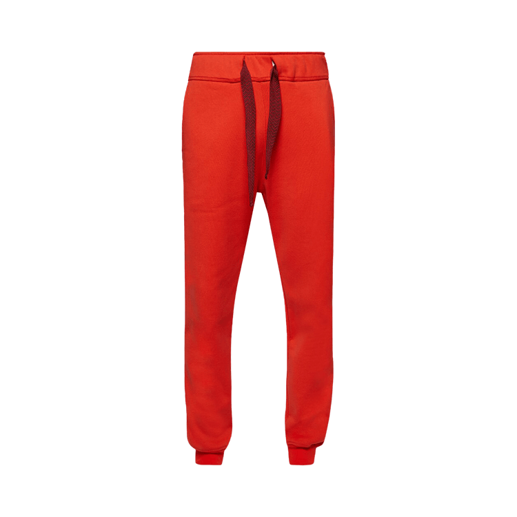 Lanvin Joggers With Curb Lace "Poppy Red"