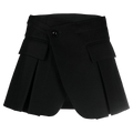 Sacai Silk Wool Shorts "Black"
