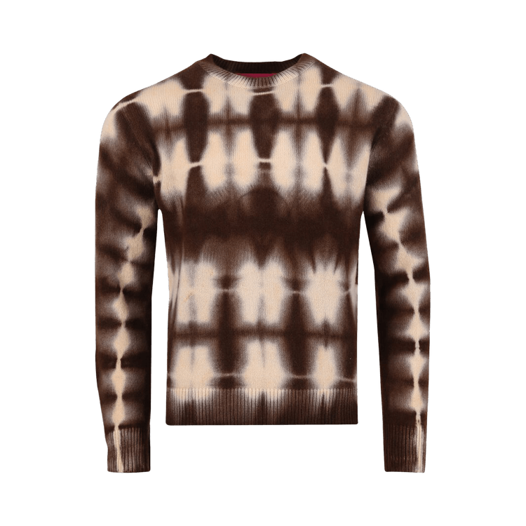 The Elder Statesman Geo Simple Crew "Ivory/Rust"