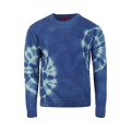 The Elder Statesman Spiral City Simple Crew "Ivory/Blue Jay"