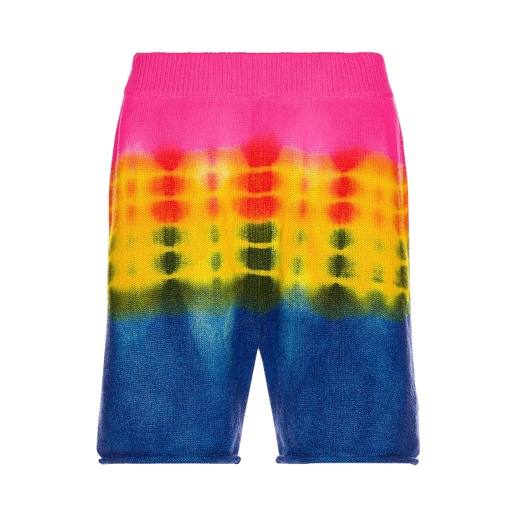 The Elder Statesman Half Light Relaxed Shorts "Ivory/Multicolor"