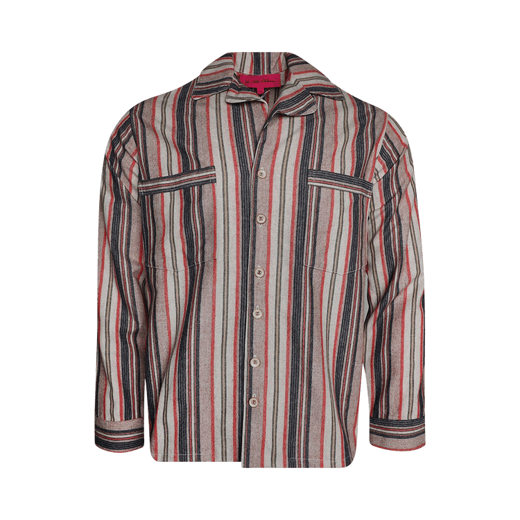 The Elder Statesman Leisure Stipe Shirt "Stripe"