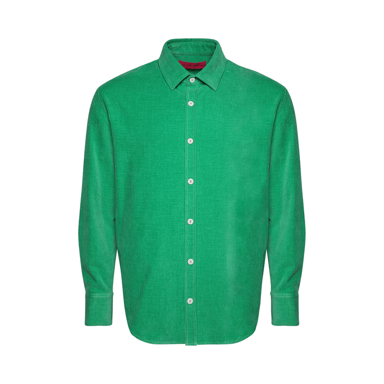 The Elder Statesman Work Shirt Long-Sleeve "Jade"