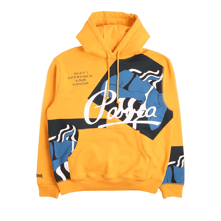 Parra Self Defense Hooded Sweatshirt "Burned Yellow"