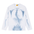 Dime Wave Bones Terry Long-Sleeve Shirt "White"