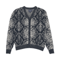 thisisneverthat Phyton Jacquard Knit Cardigan "Black"