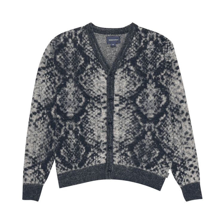 thisisneverthat Phyton Jacquard Knit Cardigan "Black"