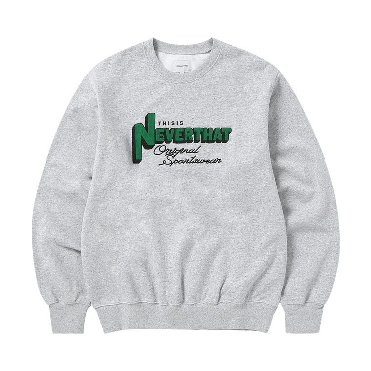 thisisneverthat League Crewneck "Heather Grey"