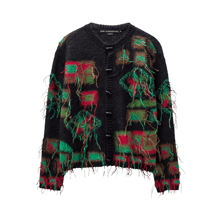 Andersson Bell Village Intarsia Cardigan "Black"