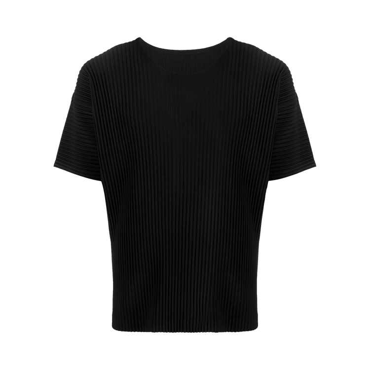 Homme Plissé Issey Miyake Basic Pleats T-Shirt "Black"