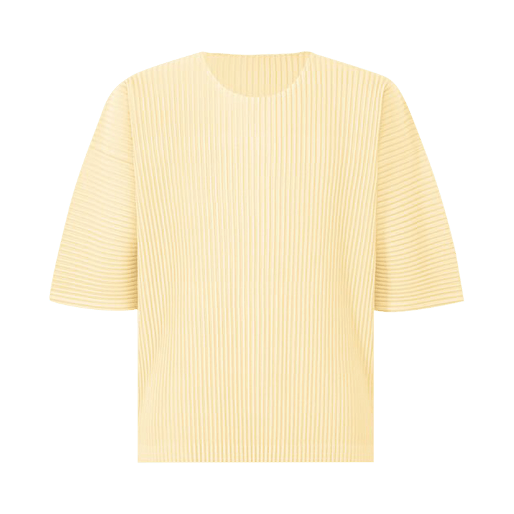Homme Plissé Issey Miyake MC July T-Shirt "Light Yellow"