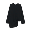 Yohji Yamamoto Pour Homme Asymmetric Long-Sleeve Tee "Black"