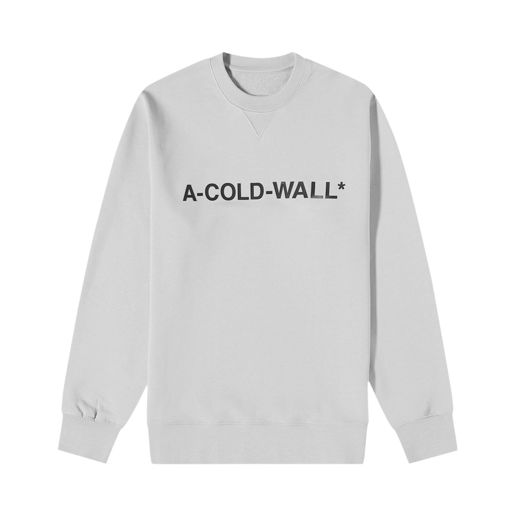A-Cold-Wall* Knitted Essential Logo Crewneck "Light Grey"