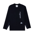 And Wander Cool Touch Pocket Long-Sleeve Tee "Black"