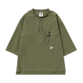 And Wander Dry Ripstop Long Pullover "Khaki"