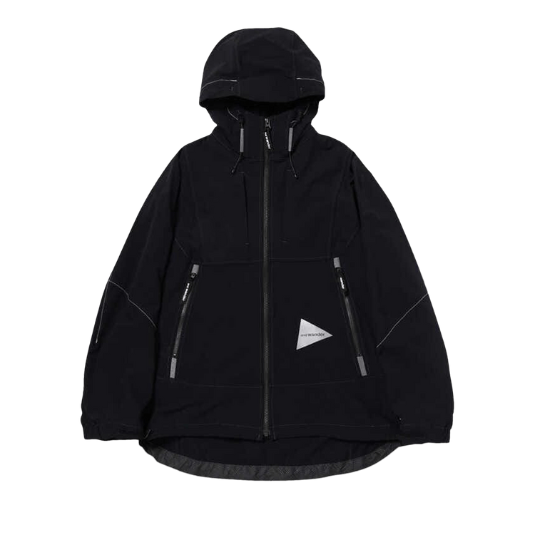 And Wander Schoeller 3XDRY Hooded Jacket "Black"