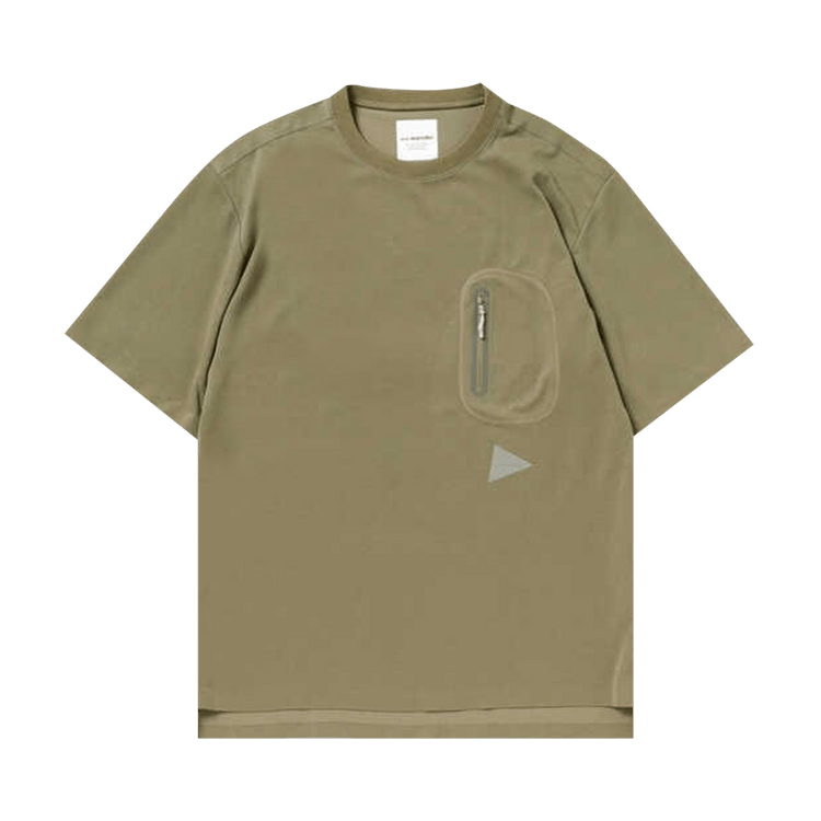 And Wander Seamless Short-Sleeve Tee "Beige"