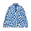 Gramicci Check Mockneck Fleece "Blue"