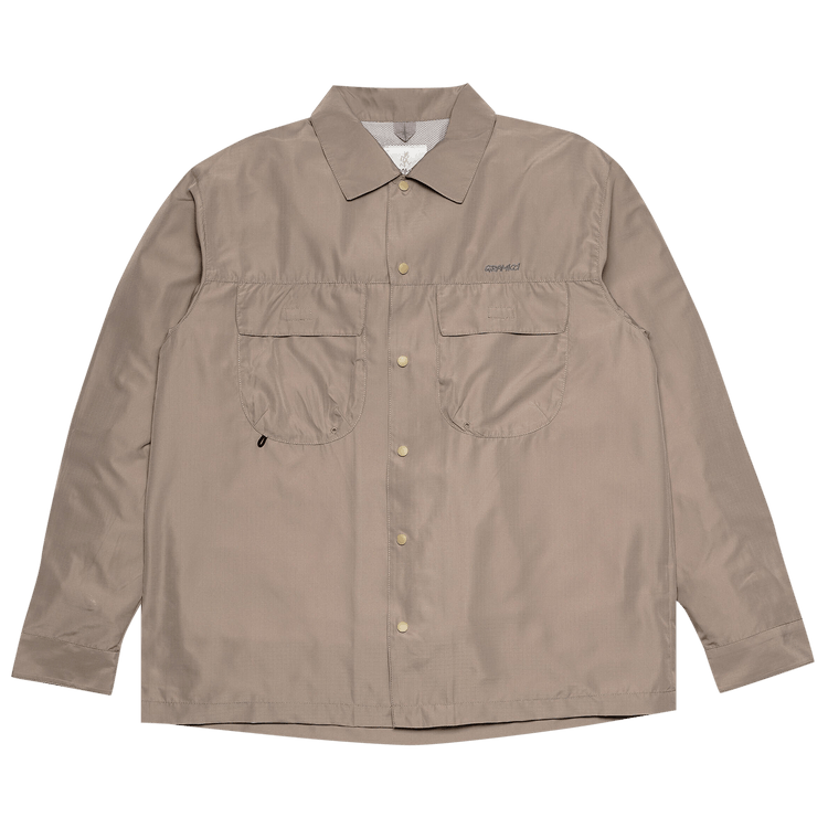 Gramicci Light Ripstop Utility Shirt "Taupe"
