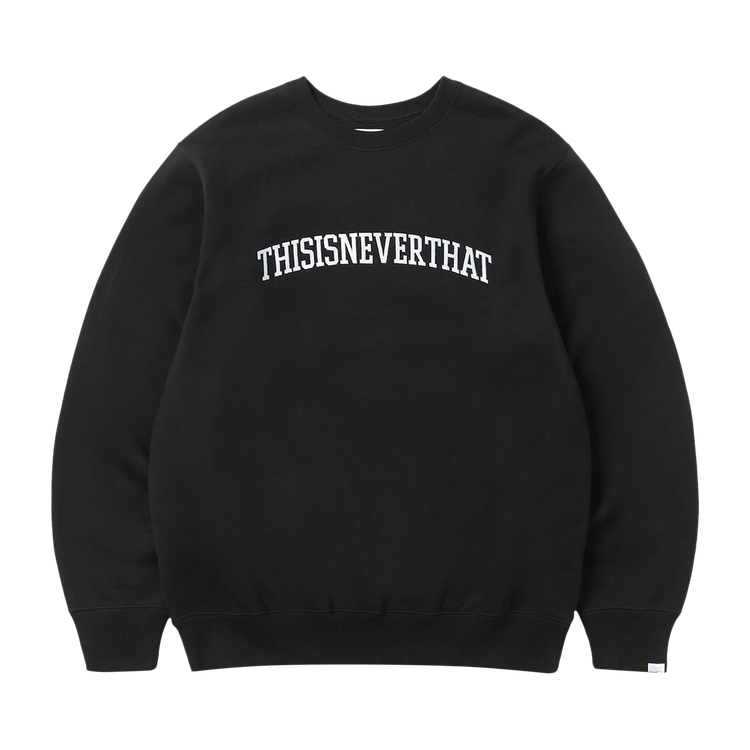 thisisneverthat Arch Logo Crewneck "Black"