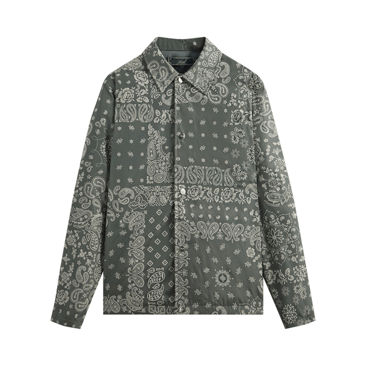 Kith Flocked Deconstructed Bandana Coaches Jacket "Court"