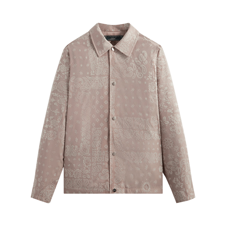 Kith Flocked Deconstructed Bandana Coaches Jacket "Morganite"