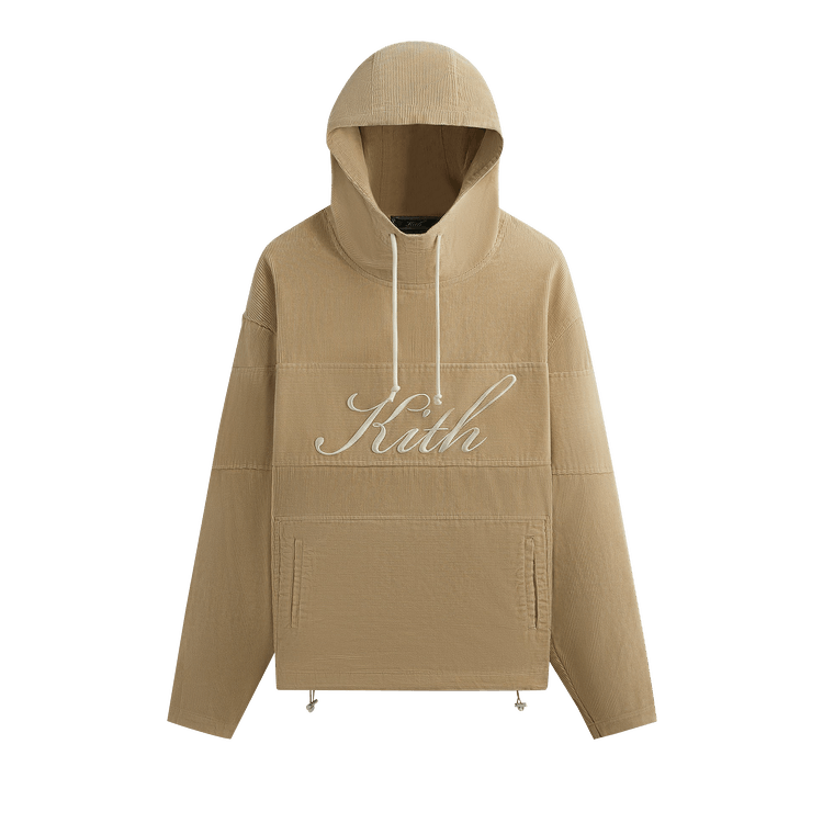 Kith Washed Corduroy Caden Hoodie "Canvas"