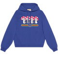 Gucci Jersey Hooded Sweatshirt "Blue"
