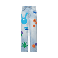 Nahmias Denim Knit Patchwork Jeans "Light Wash"