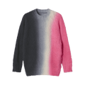 Sacai Tie Dye Knit Pullover "Black/Grey/Pink"