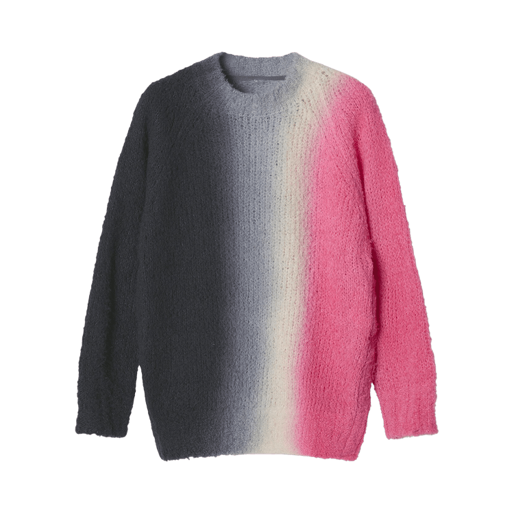 Sacai Tie Dye Knit Pullover "Black/Grey/Pink"