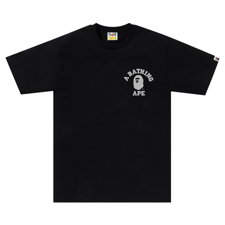 BAPE Honeycomb Camo College ATS Tee "Black/Grey"