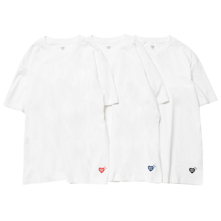 Human Made T-Shirt (3 Pack) "White"