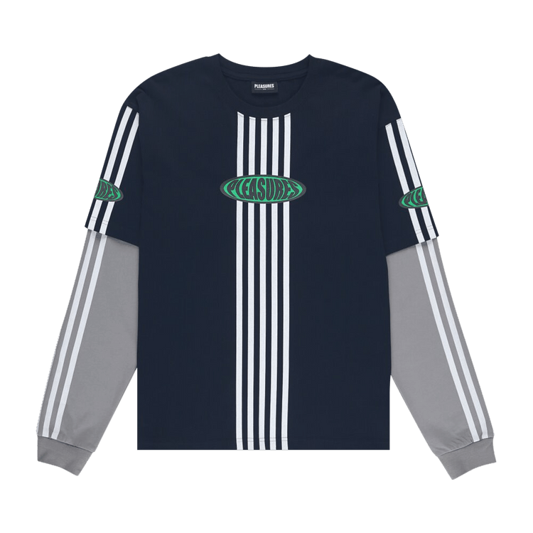 Pleasures Faux Layered Long-Sleeve "Black"