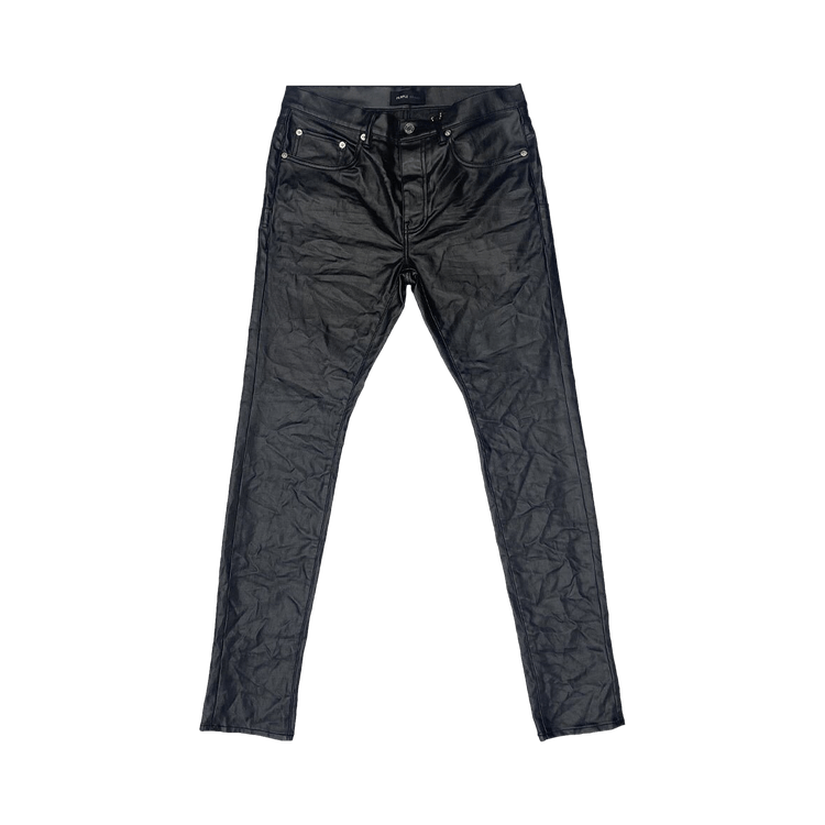 PURPLE BRAND Patent Film Denim "Black"