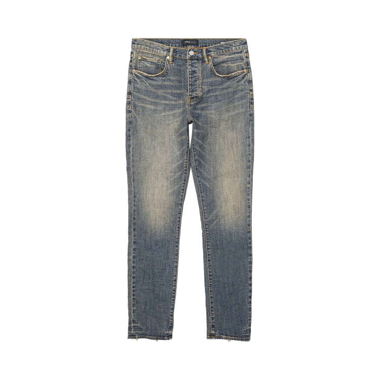 PURPLE BRAND Vintage Aged Slim Denim "Mid Indigo"