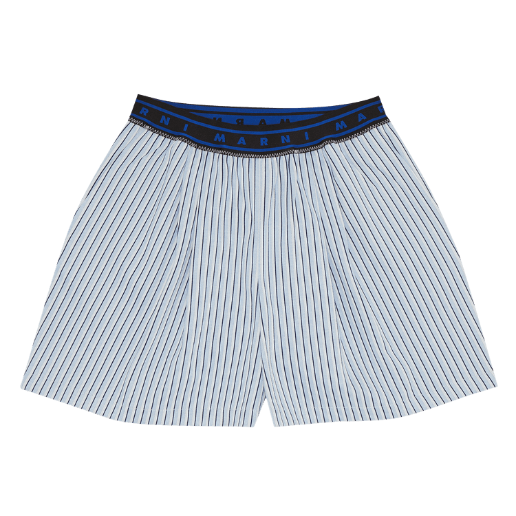 Marni Stripe Jersey Jacquard Pants "Vivid Blue"