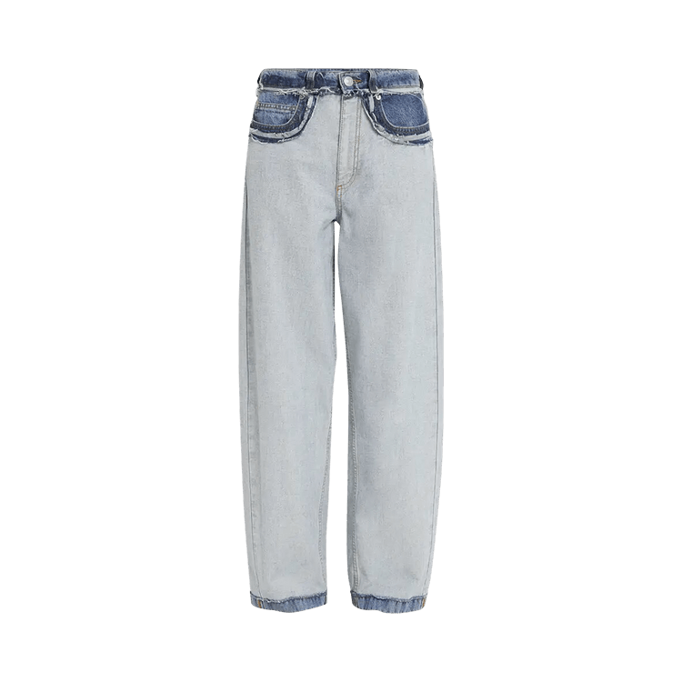 Marni Stone Washed Denim 5 Pocket Pants "Azure"