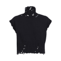 Marni Dishevelled Turtleneck Sweater "Black"