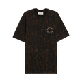Song for the Mute Tie Dye Circle Oversized Tee "Black"