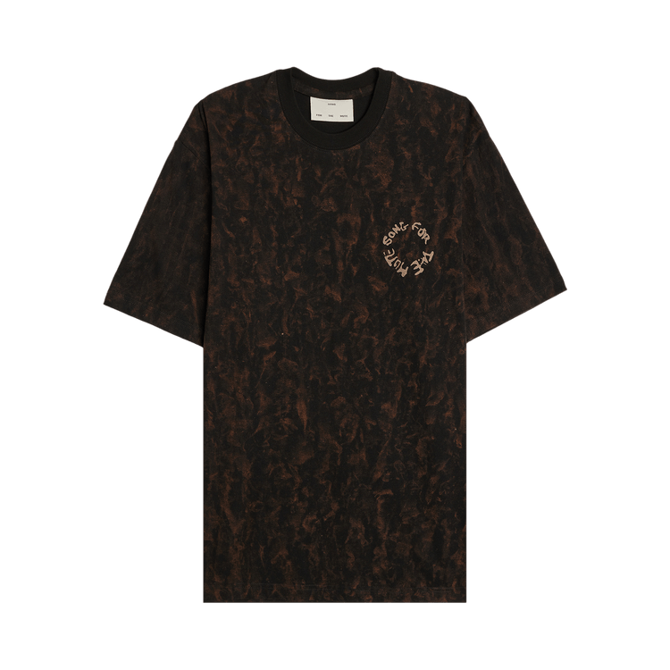 Song for the Mute Tie Dye Circle Oversized Tee "Black"