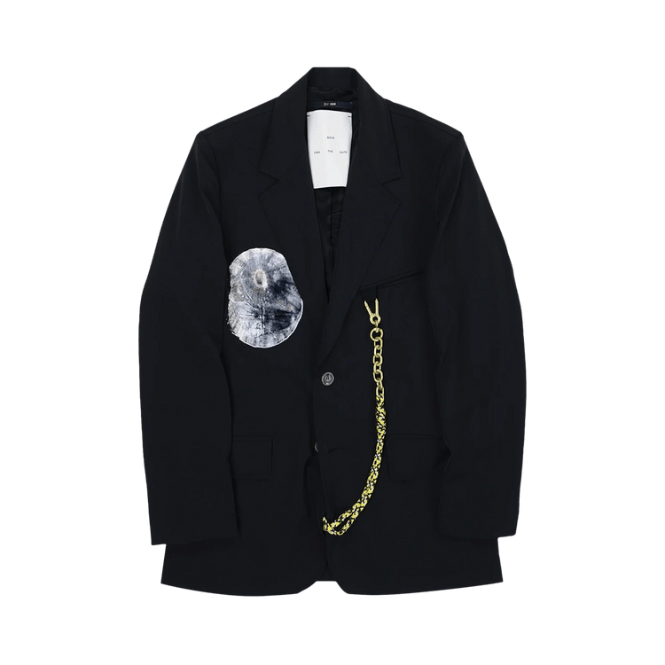 Song for the Mute Limpet Shell Oversized Blazer "Black"