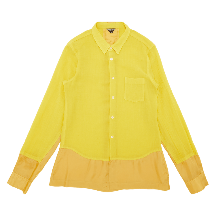 Comme des Garçons Homme Plus Long-Sleeve Button Up "Yellow/Orange"