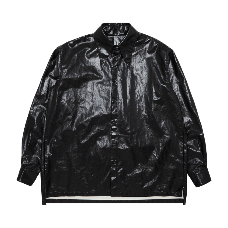 Willy Chavarria Classic Willy Long-Sleeve Shirt "Black"