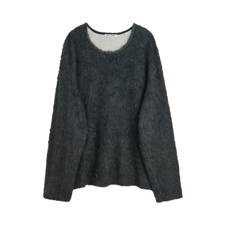 Our Legacy Double Lock U Neck Sweater "Ash Grey"