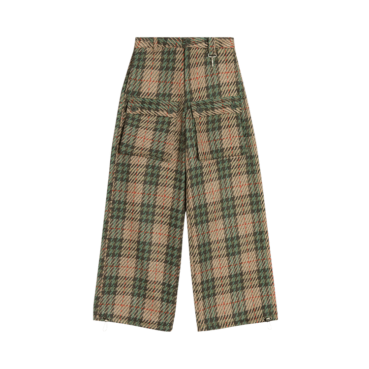Reese Cooper Knit Plaid Wool Front Pocket Pant "Multicolor"