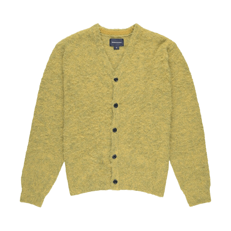 thisisneverthat Hairy Knit Cardigan "Mustard"