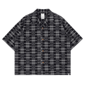 Visvim Crosby Kasuri Short-Sleeve Shirt "Navy"